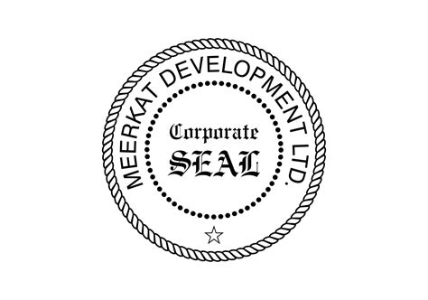 Corporate Seal (Traditional Style) Stamp | IncorpKit