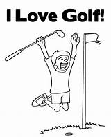 I Love Golf coloring page  Download Print Or Color Online For Free sketch template