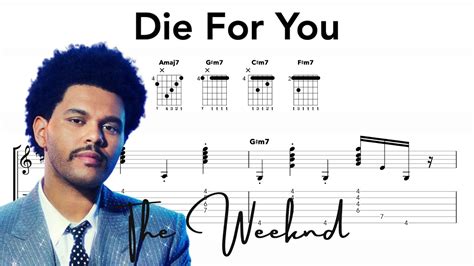 Die For You Guitar Chords - The Weeknd - YouTube