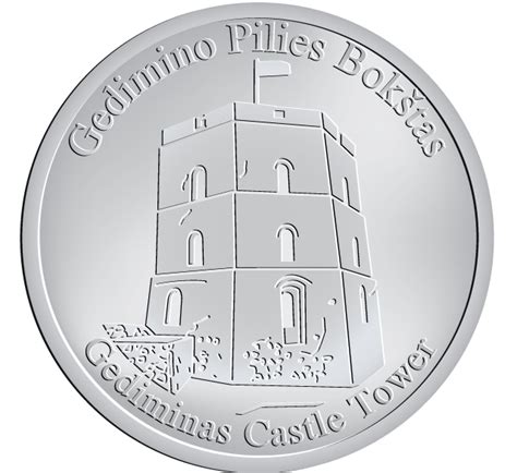 VILNIUS – Gediminas Castle Tower - National Tokens