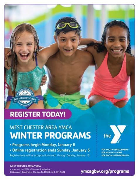 West Chester Area YMCA - 2020 Winter Program Guide