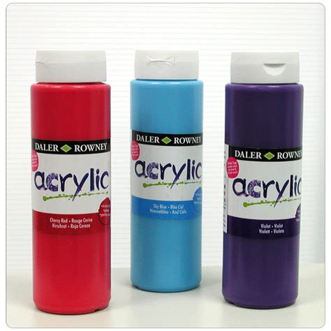 Daler-Rowney Acrylic Colors - 500ml | Rex Art Supplies