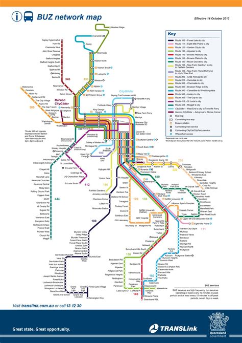 Brisbane Bus Routes Map - Ashien Nikaniki