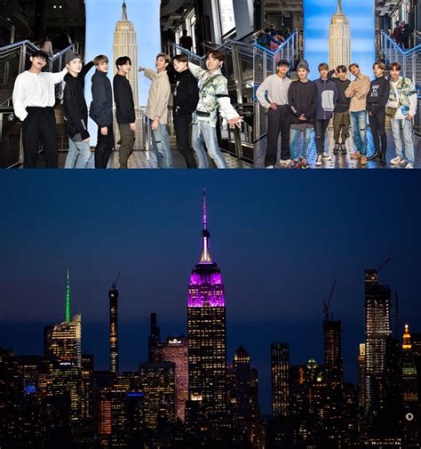 BTS Bikin Gedung Empire State di New York Berubah Ungu Sukses Kejutkan ...