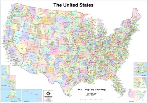 Us Map With Highways States And Cities Zip Code Map | Sexiz Pix