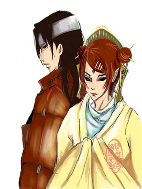 Hashirama and Mito by allegrodevilstrill on DeviantArt