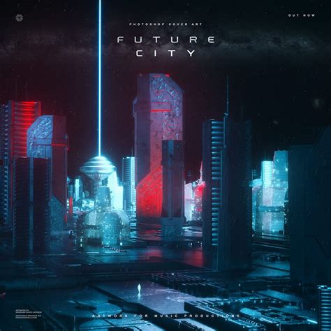 Future City Album Cover Art - Photoshop PSD