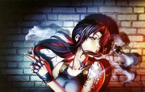 anime, Anime Girls, Revy, Black Lagoon, Smoking, Cigarettes Wallpapers ...