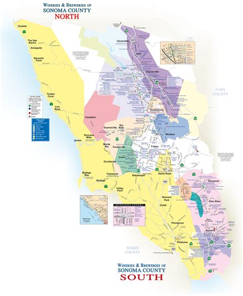 California Wine Tours Map - Printable Maps