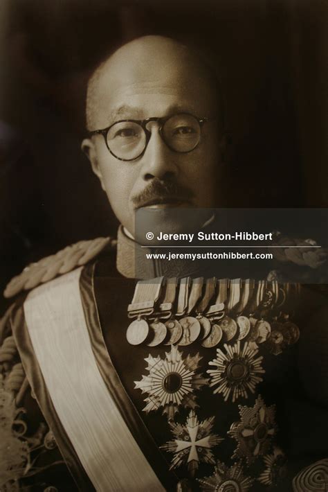 General Hideki Tojo, Japans WW2 prime minister. Executed in 1948 for ...