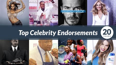 Top Celebrity Endorsements from the Past 20 Years - HNEWS