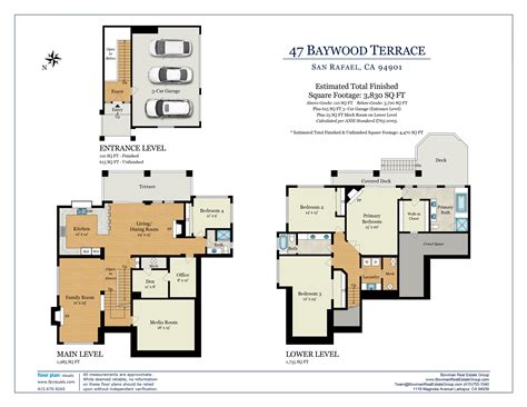 Floor Plans — 47 Baywood Terrace