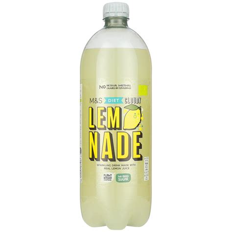 M&S Diet Sparkling Cloudy Lemonade 1l | Zoom