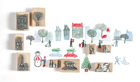 Christmas Rubber Stamps | Noolibird