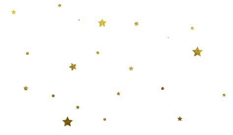 gold stars scattering cut out 10985205 PNG