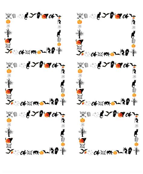 Free Printable Halloween Numbered Labels (plus Blanks!)