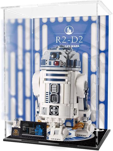 Display Case: Designed for Lego 75308 Star Wars R2-D2 model (NOT include the Lego Set) Showcase ...