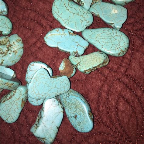 Jewelry | Western Turquoise Rock Necklace | Poshmark