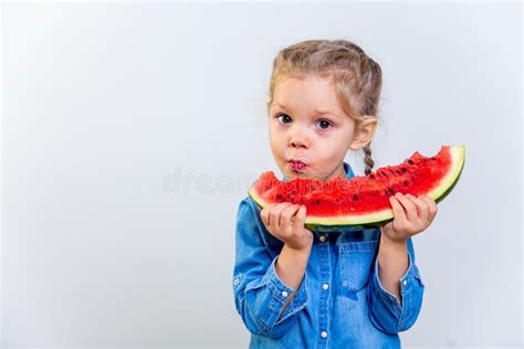 Kids eating watermelon stock image. Image of children - 105636233