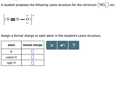 Solved A student proposes the following Lewis structure for | Chegg.com