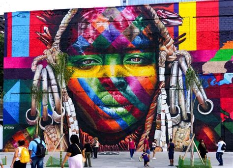 Probably largest Mural in the world We are all One by Brazilian ...