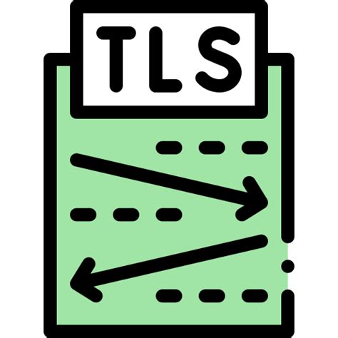 Tls protocol Detailed Rounded Lineal color icon