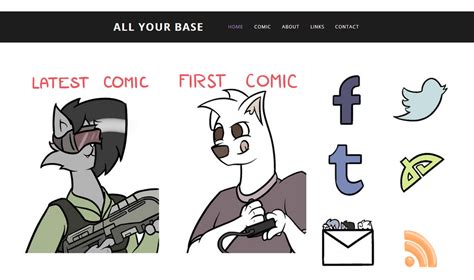 All Your Base Site Preview by DoggonePony on DeviantArt