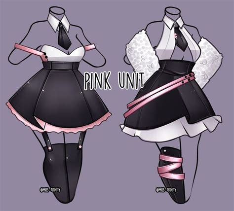 #adopt #anime clothes #close #deviantart #MissTrinity #outfit #Pink # ...