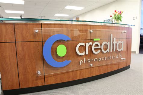 Crealta Pharmaceutical-Office Reception Sign | Impact Signs