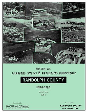 Indiana - Randolph County Plat Map & GIS - Rockford Map Publishers