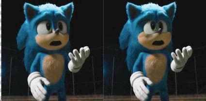 Sonic looks better with his eyes together : SonicTheMovie