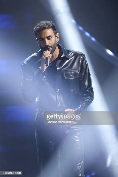 Marco Mengoni attends the 73rd Sanremo Music Festival 2023 at Teatro... News Photo - Getty Images