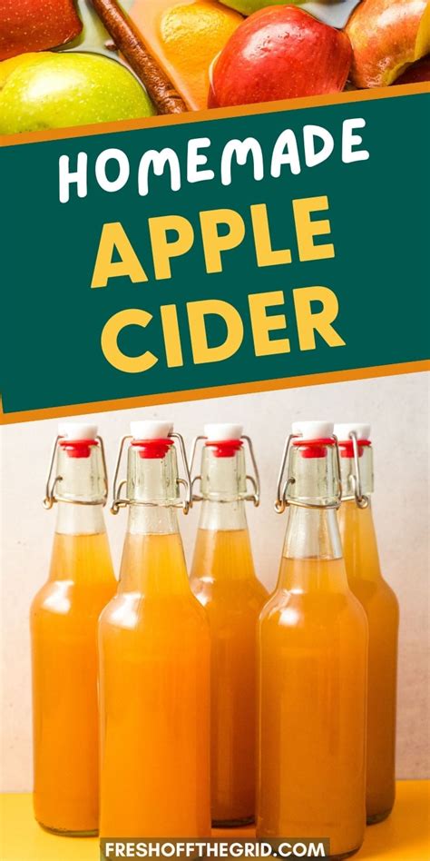 How to Make Apple Cider (easy recipe!) - Fresh Off The Grid