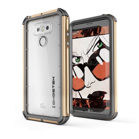 LG G6 WATERPROOF CASE | ATOMIC 3 SERIES | GOLD – PunkCase® CA