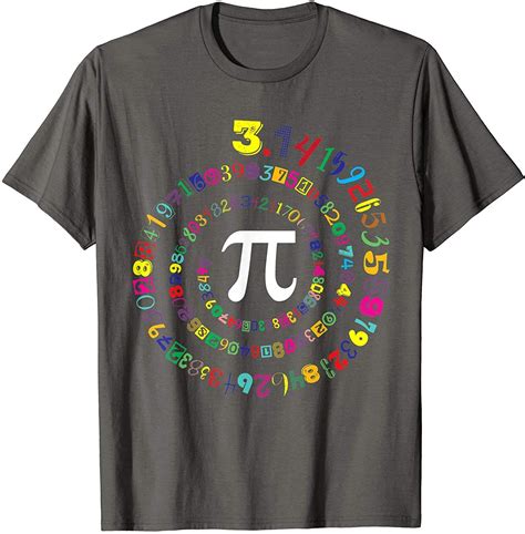 Pi Spiral Novelty T-Shirt for Teacher Pi Day Kids | Novelty tshirts ...