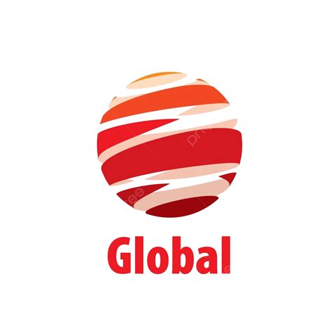 Vector Logo Globe Label Unusual White Vector, Label, Unusual, White PNG ...