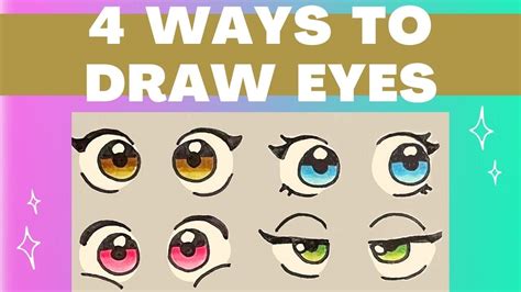 Cẩm nang vẽ mắt ngầu how to draw cute eyes Một cách dễ dàng và hiệu quả