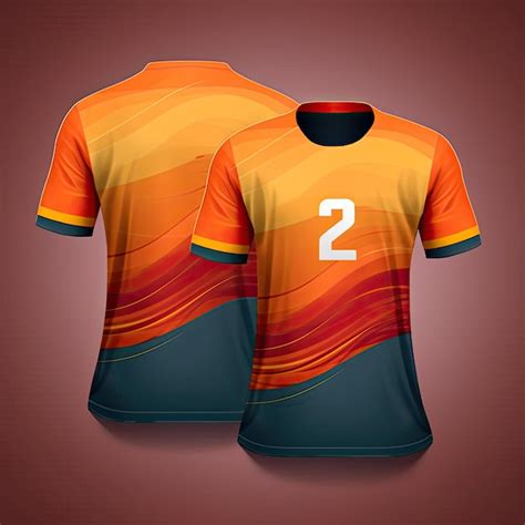 Premium AI Image | A soccer jersey with a number 2 on it.