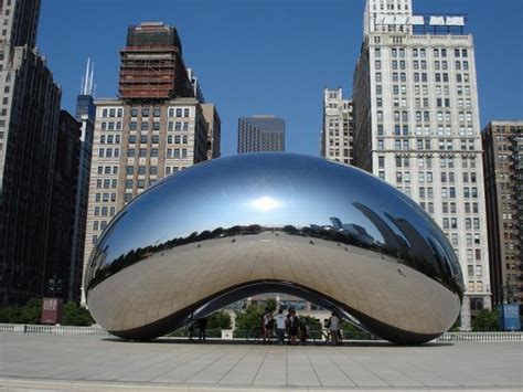 Giant Reflective Bean (Chicago) | Cloud gate, Landmarks, Clouds