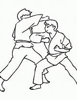 Karate Girl Coloring Pages Sketch Page sketch template