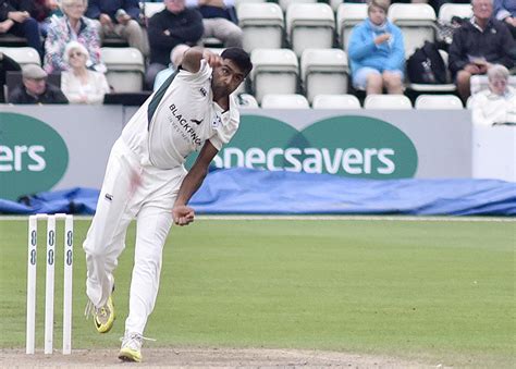 R Ashwin Scores His First County Half-Century