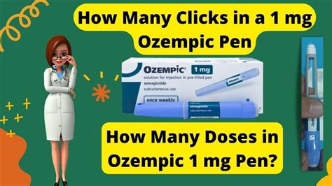 How Many Doses in Ozempic 1 mg Pen? - YouTube