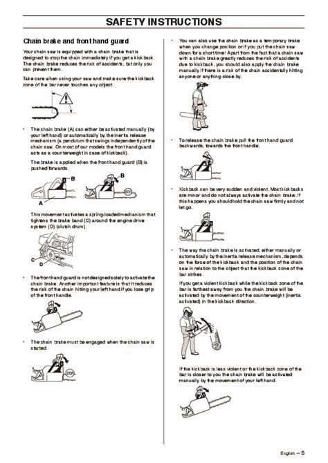 Husqvarna 55 Rancher Chainsaw Owners Manual, 2001,2002,2003,2004,2005