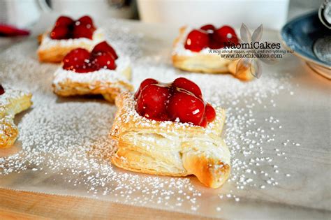 Easy Cherry Pastries [Recipe] | NaomiCakes