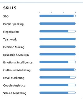 How to show add number of years to the skills section on a resume - Graphic Design Stack Exchange