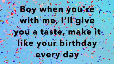 Katy Perry Birthday Lyrics #katyperry #birthday #lyrics - YouTube