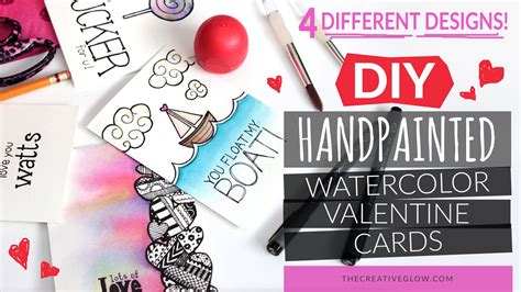 Watercolor Valentine Cards at GetDrawings | Free download