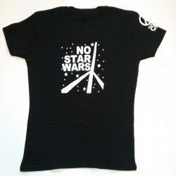 “No Star Wars” T-shirt – Women’s snugfit – Yorkshire Campaign for Nuclear Disarmament