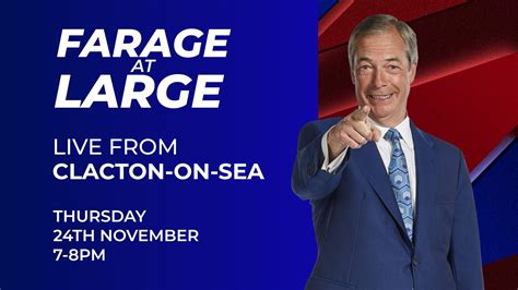 Farage at Large: Join GB News' Nigel Farage live in Clacton-on-Sea