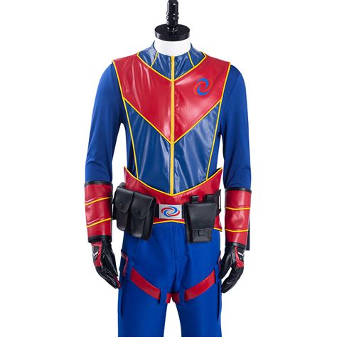 Henry Danger Captain Man Cosplay Costume With Eye Mask - Speed Cosplay